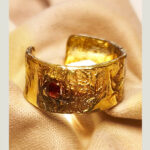 Bague CIRCÉ Laiton Grenat