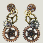 Boucles d'Oreilles Steampunk NÉBULIA
