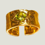 Bague CHIARA Laiton avec Péridot