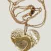 Collier AMORE laiton et grenat