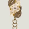 Collier steampunk LAVINIA montre et grenat
