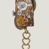 Collier steampunk LAVINIA montre et grenat
