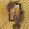 Collier steampunk VICTORINE montre et grenat