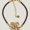 Bracelet JASMINE laiton et cuir