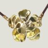 Collier CAPUCINE laiton réticulé