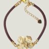 Bracelet JASMINE laiton et cuir