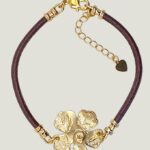 Bracelet JASMINE laiton et cuir