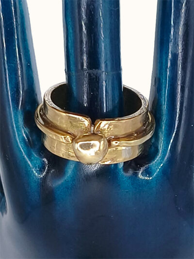 Bague ATYLIA laiton poli