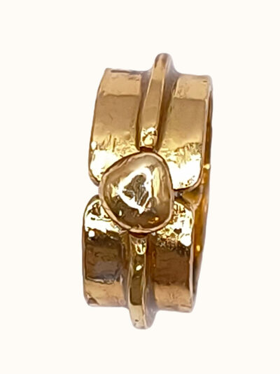 Bague ATYLIA laiton poli