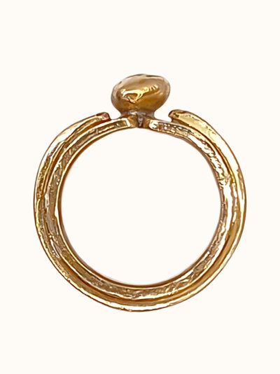 Bague ATYLIA laiton poli