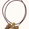 Flora-temporis-cordon Collier Steampunk FLORA-TEMPORIS