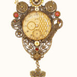 Collier Steampunk FLORA-TEMPORIS