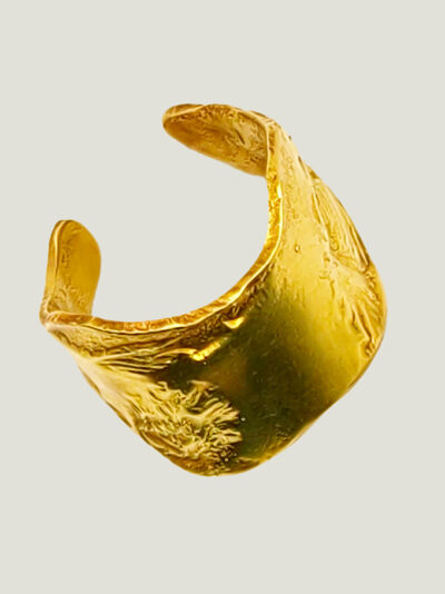 Bague GIULIA laiton réticulé