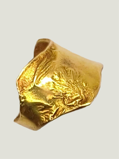 Bague GIULIA laiton réticulé