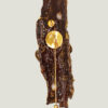 Broche Féerie ALINA écorce et grenats