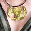 Collier ELETTRA laiton réticulé