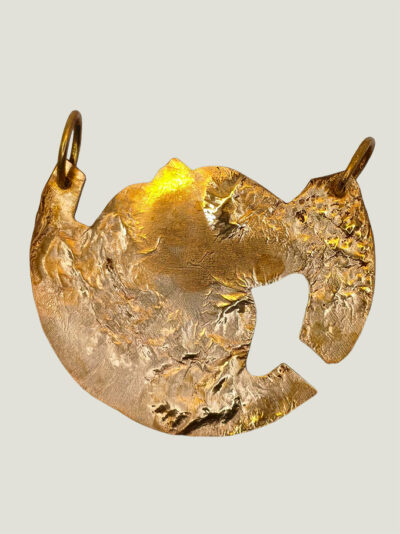 Collier ELETTRA laiton réticulé