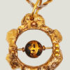 Collier FENICE laiton et agate