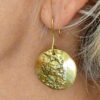 Boucles d'Oreilles JOLLA laiton réticulé