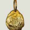 Collier NERINA pépites laiton et verre