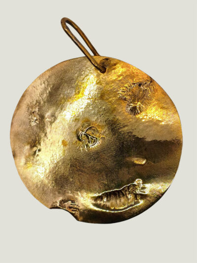 Collier NILVA laiton réticulé