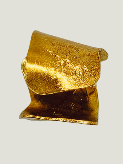 Bague POLINNIA laiton réticulé