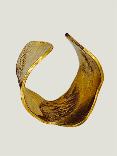 Bague POLINNIA laiton réticulé