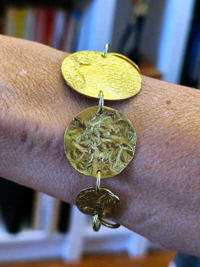Bracelet EKYLIA laiton réticulé