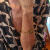 Bracelet ROUMA laiton réticulé