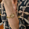 Bracelet ROUMA laiton réticulé