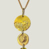 Collier ORACLE laiton réticulé