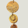 Collier ORACLE laiton réticulé
