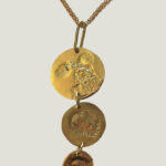 Collier AURIA laiton réticulé