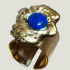 Bague CELINE laiton Lapis Lazuli