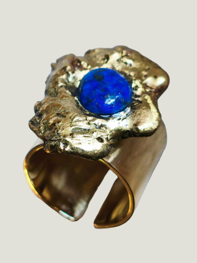 Bague CELINE laiton Lapis Lazuli