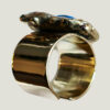 Bague CELINE laiton Lapis Lazuli