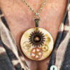 Collier médaillon MECANIKA