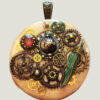 Collier médaillon MECANIKA